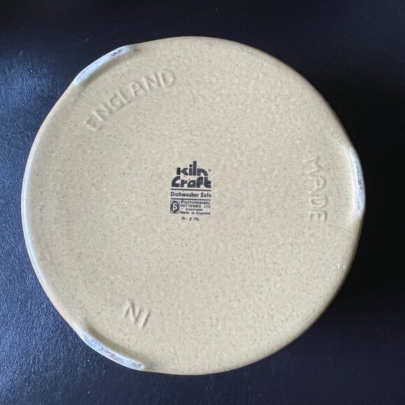 Vintage 70s Kiln Craft Staffordshire Ironstone Bacchus Casserole Dish - Picture 5 of 10